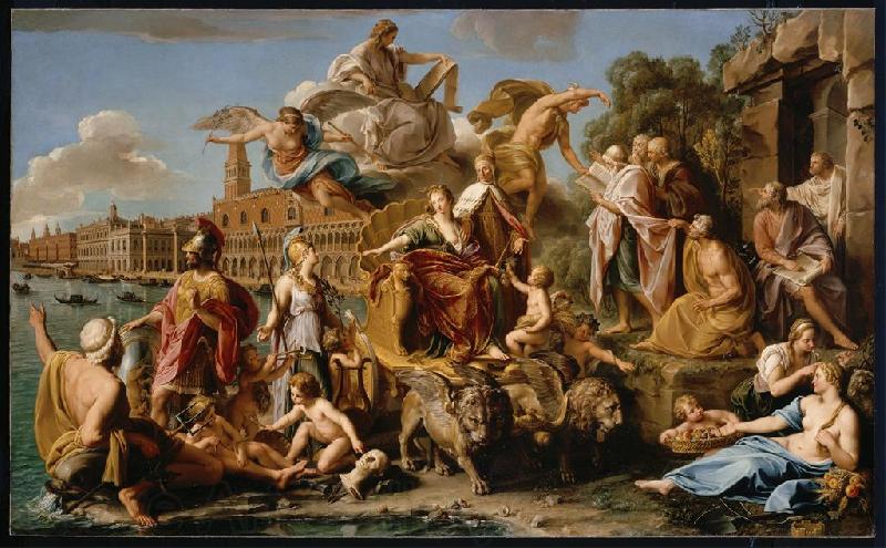 Pompeo Batoni Triumph of Venice France oil painting art